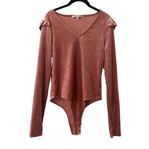 Celebrity Pink, Pink Velvet Bodysuit size medium